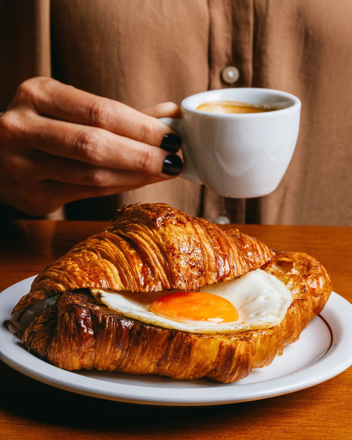 Croissant com ovo, fotografia oficial Le Blé